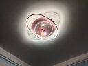 BERRUAN儿童房吸顶灯宇航员太空人星球灯男孩女孩房间灯具现代简约卧室灯 粉色太空人-60CM 三色变光 晒单实拍图