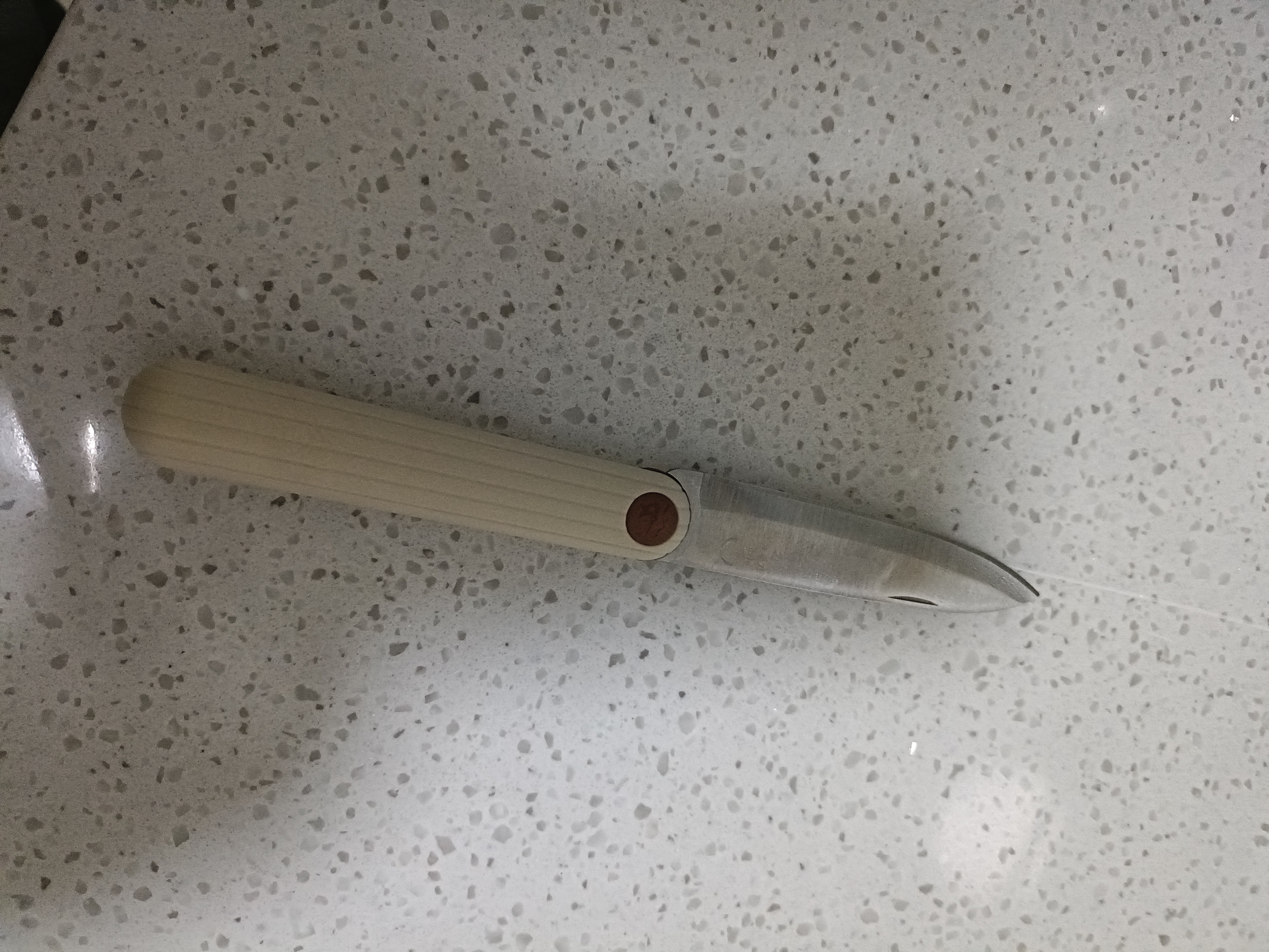 张小泉户外便携水果刀折叠小刀家用瓜果刀宿舍削皮刀辅食小刀刀具 实拍图