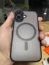 KEKLLE【肤感磁吸】适用iPhone17手机壳 苹果17保护套 磁吸磨砂防摔抗指纹镜头全包软边保护套 午夜黑 实拍图