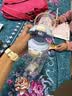 春季高颜值塑料水杯防摔耐高温吸管杯子双饮大容量学生男女 蓝色 530ml 1个 实拍图