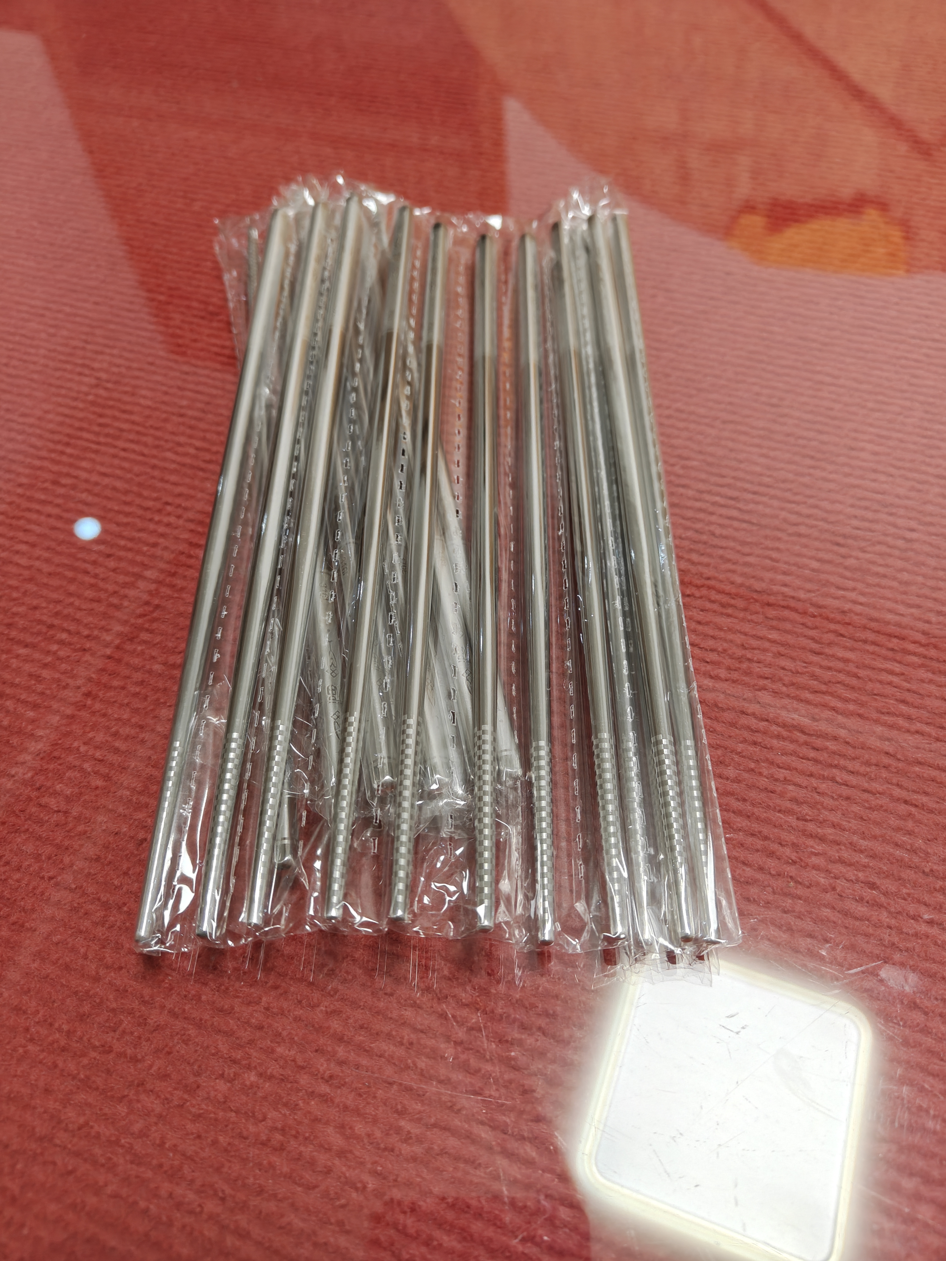 京东京造 筷子 316L不锈钢家用可进洗碗机防烫【抑菌超防滑】12双大包装 实拍图