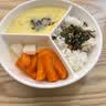 COOKSS宝宝辅食一锅蒸餐盘圆形三分格陶瓷蒸蛋碗电饭锅内蒸菜格儿童 实拍图