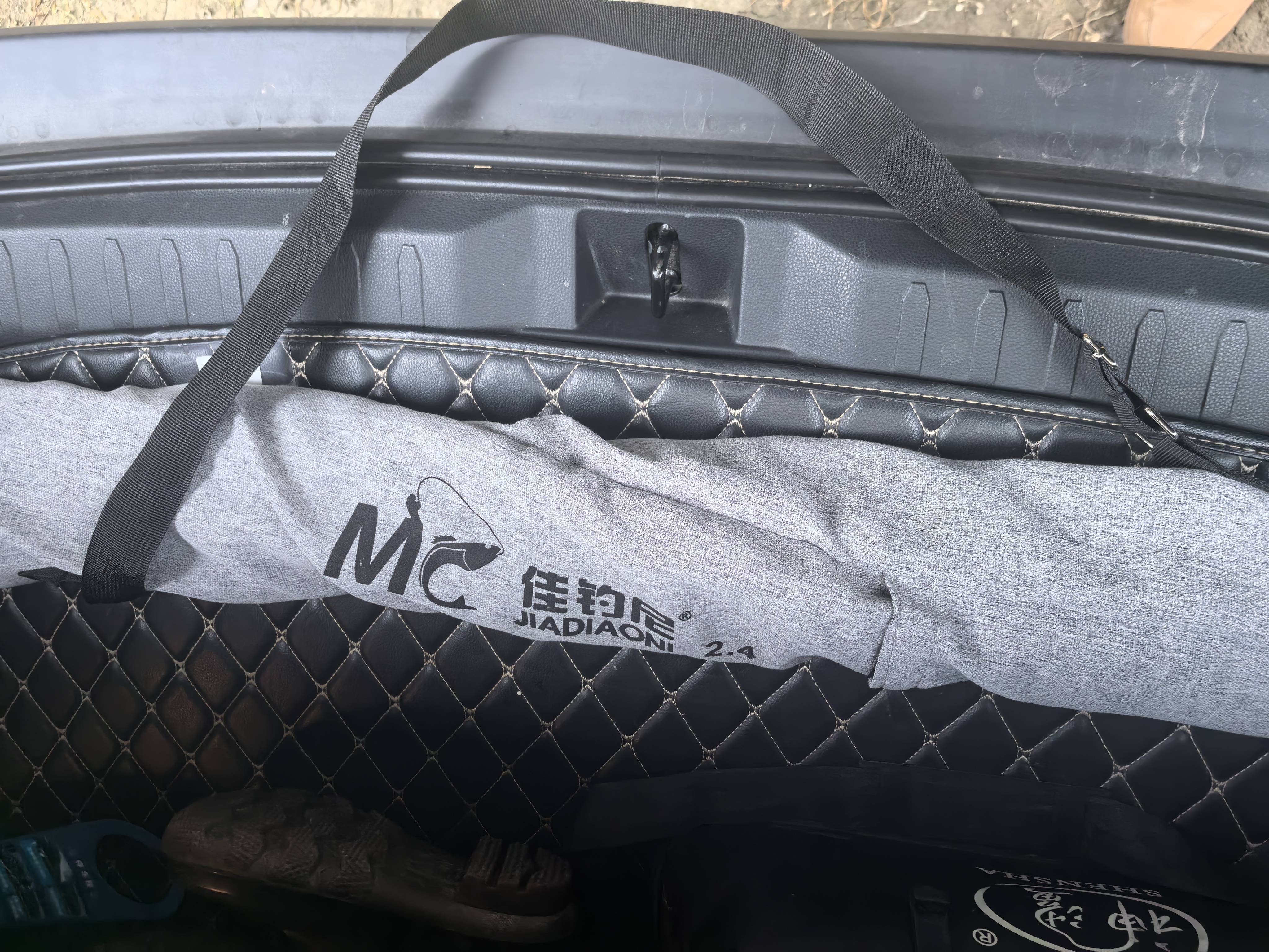 佳钓尼（JIADIAONI）钓鱼多功能伞包鱼竿包一体可折叠轻便型渔具收纳包台钓竿袋 加厚款带侧兜【大号-长127CM】 实拍图