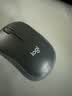 罗技（Logitech）M185鼠标 无线鼠标 办公鼠标 对称鼠标 黑色灰边 带无线2.4G接收器 实拍图