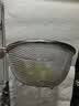 懒角落沥水篮洗菜盆不锈钢盆洗菜篮厨房洗水果料理盆 15cm沥水篮 实拍图