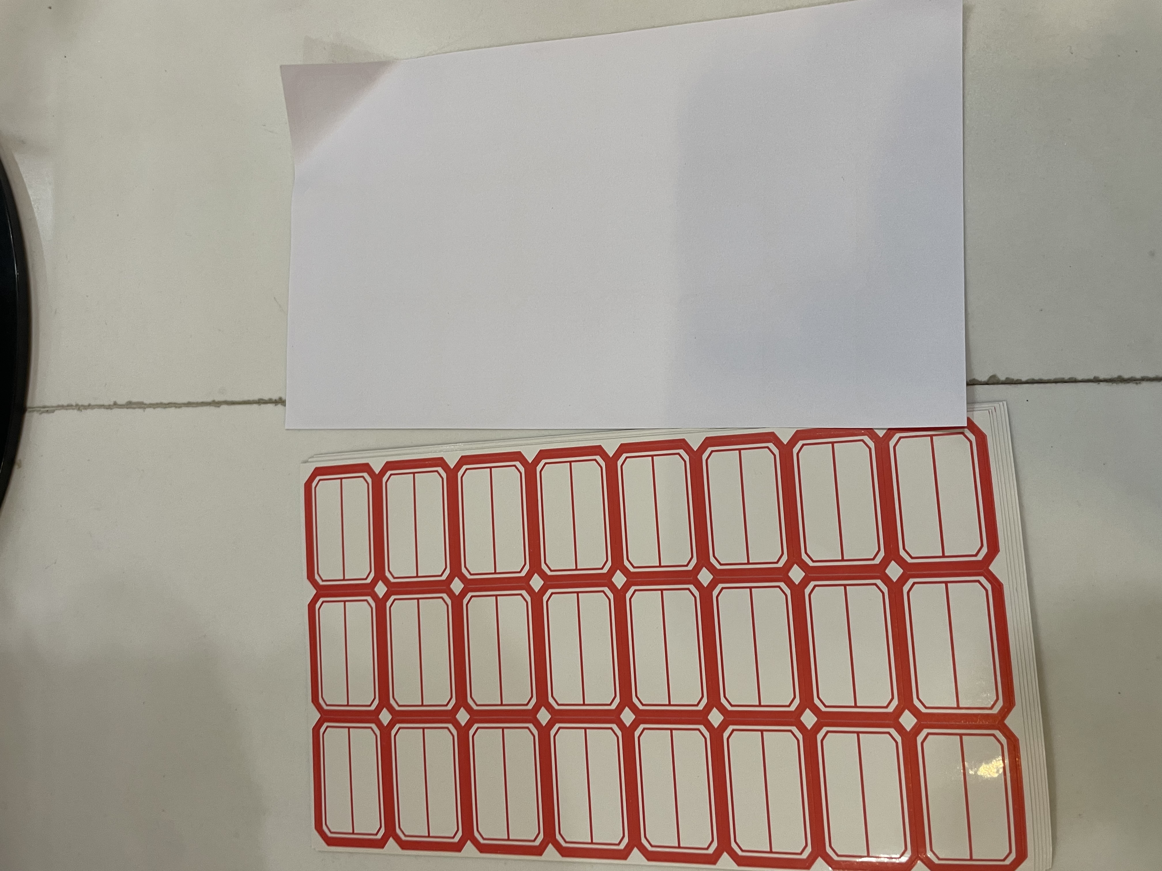 DSB（迪士比）240枚39*25mm标签纸贴纸不干胶便利贴易撕便利贴便签办公用品记号 4727R红色 实拍图