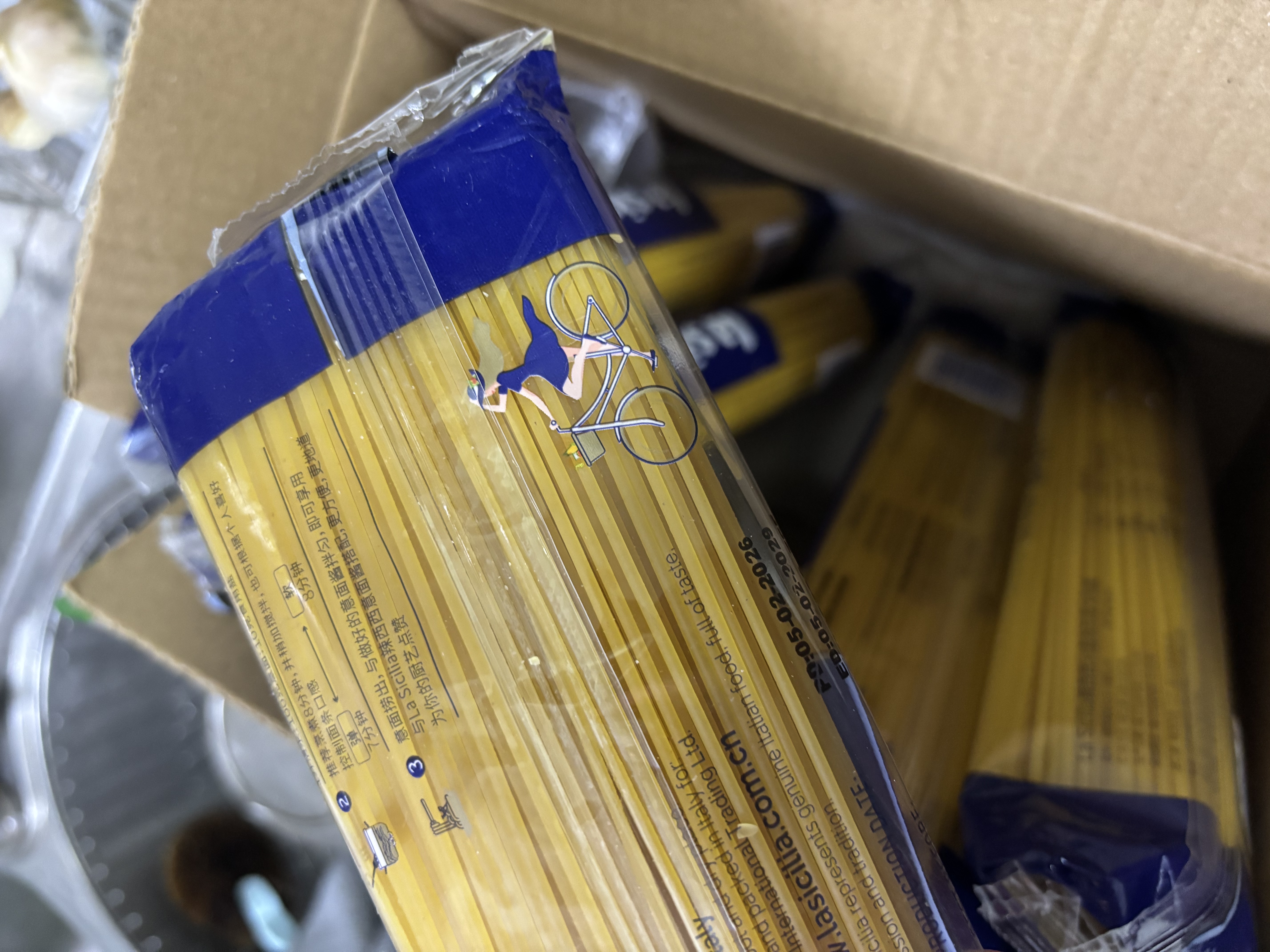 lasicilia意大利进口5#直条形意大利面500g*2袋通心粉宝宝速食主食面条快餐 实拍图