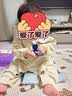 迷你巴拉（minibala）宝宝连体衣女宝可外出甜美柔软开襟衣服娃娃领季春新款 黄绿A41707 90cm 实拍图