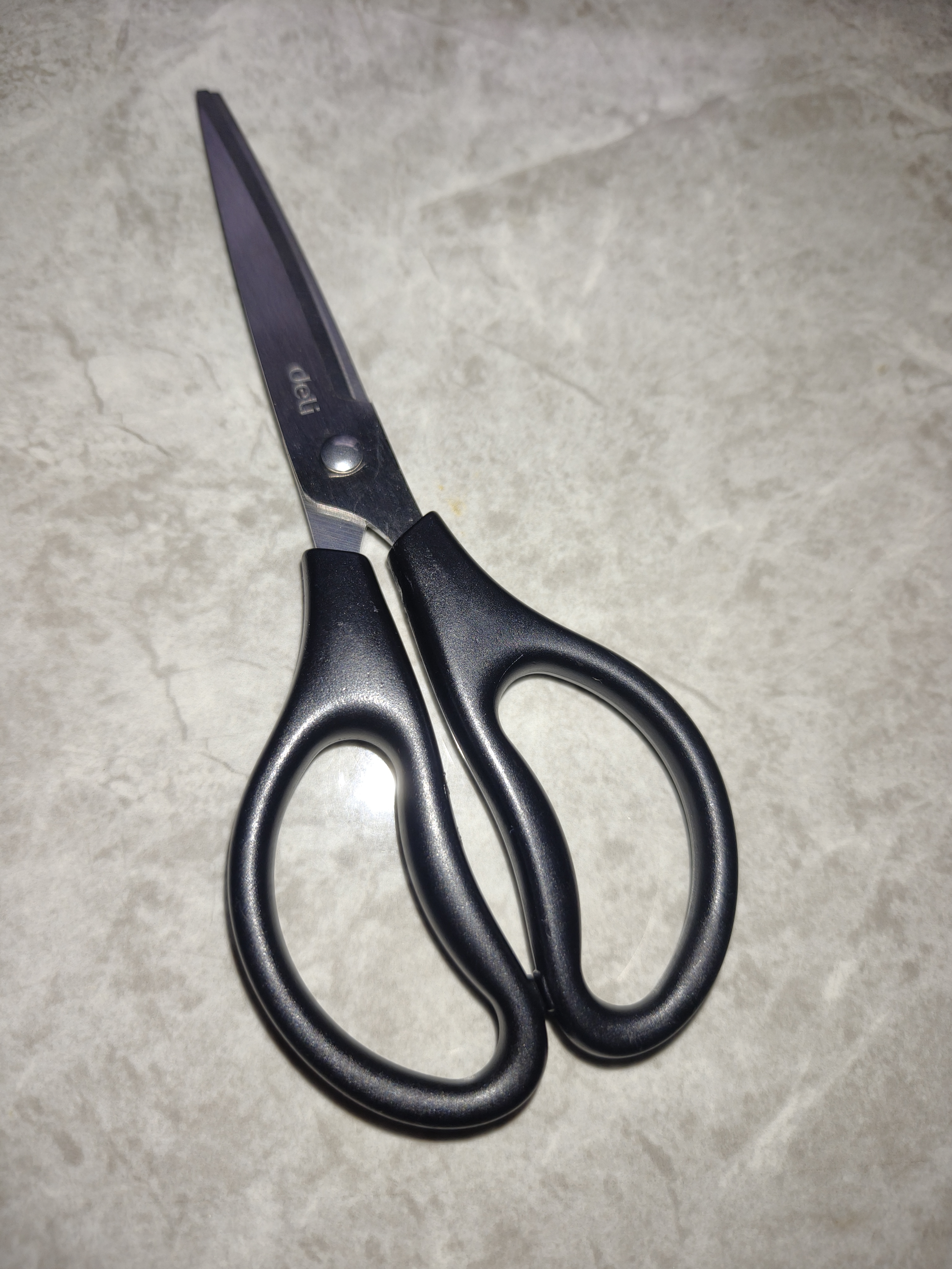 得力（deli）【开学文具】剪刀办公小剪子裁切文具中号180mm家用剪拆快递刀美工刀办公用品家用学生工具 TJ125 实拍图