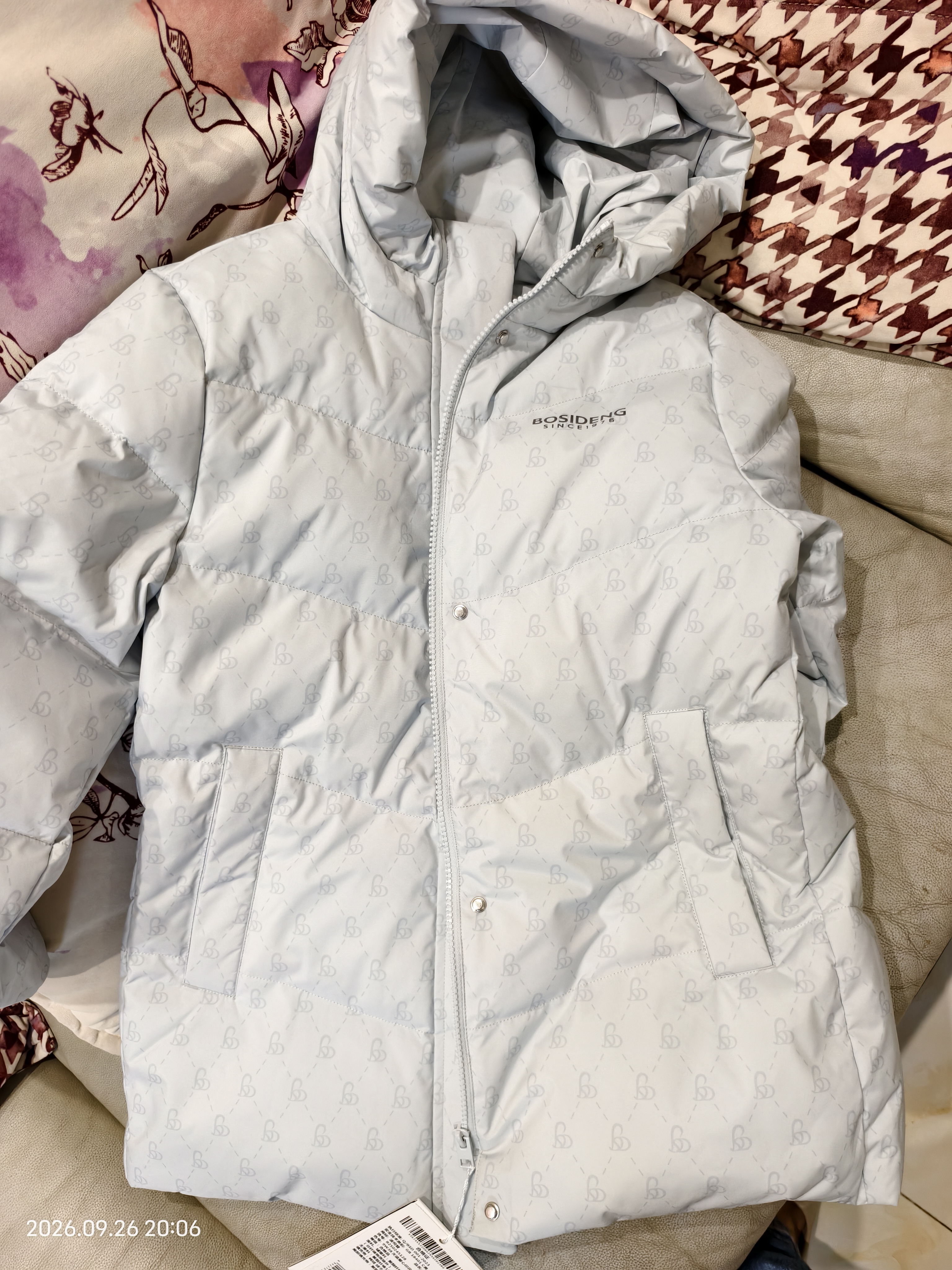 波司登反季羽绒服女士时尚商务宽松休闲加厚90绒连帽百搭舒适冬季外套 实拍图