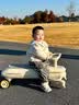 babycare儿童扭扭车防侧翻玩具溜溜车大人可坐宝宝礼物3-6岁 洛克黄声光款 实拍图