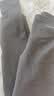 南极人女士秋裤女保暖裤无痕升级含羊毛蚕丝德绒薄款修身打底线裤灰色L 实拍图