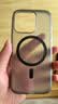 猩球卫士高级感防指纹适用Apple/苹果iPhone16Pro磁吸瓦楞手机壳超薄行李箱条纹保护套磨砂MagSafe外壳黑 实拍图