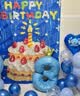 京唐男孩生日快乐氛围装饰气球派对仪式感场景布置拍照挂布背景墙 实拍图
