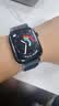 MSSM适用苹果手表表带iwatch S12尼龙野径回环式表带apple watch Ultra4/S11/10/9/Se3运动表带 黑配灰 实拍图