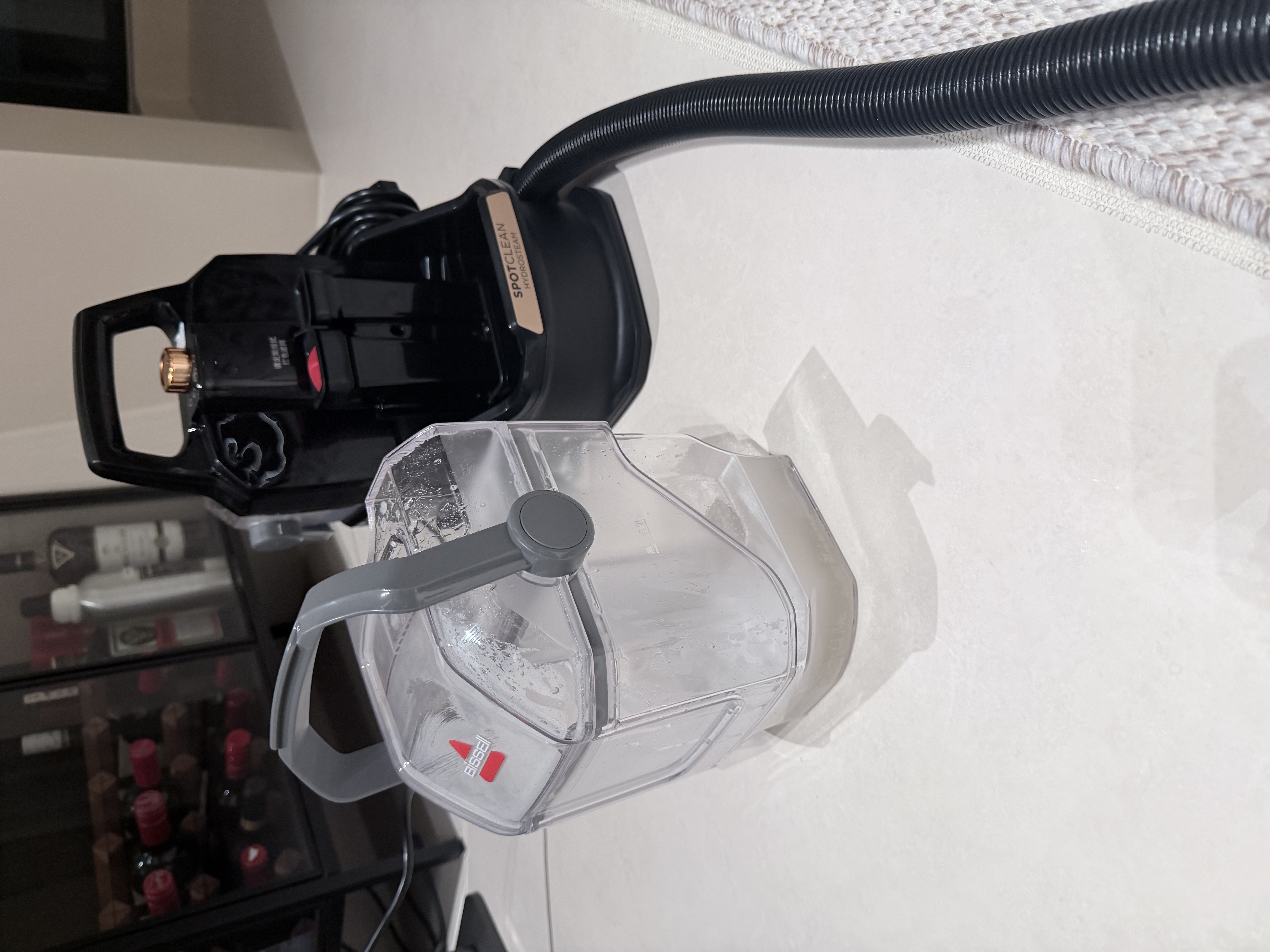 必胜（BISSELL）高温蒸汽清洁机家用多功能布艺清洗机 地毯床垫清洗沙发除螨洗吸一体机 小蒸龙3700Z 实拍图