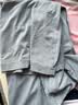 京东京造夏季运动短袖男士t恤polo衫男跑步健身户外速干衣服 灰蓝色 3.0 M 实拍图