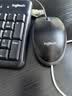罗技（Logitech）MK120 键鼠套装 有线键鼠套装 办公键鼠套装 电脑键盘 USB即插即用 全尺寸 黑色 实拍图