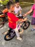 凤凰官方旗舰店儿童自行车男女变速青少年学生山地车碟刹赛车 星际 粉紫【单速】辐条轮 16寸【适合105-140cm】 实拍图