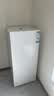海尔（Haier）山茶花138L立式冰柜小型家用小冰箱冷柜真风冷无霜冷冻冷藏转换一级一键速冻大容量BD-138WGH90WF 实拍图