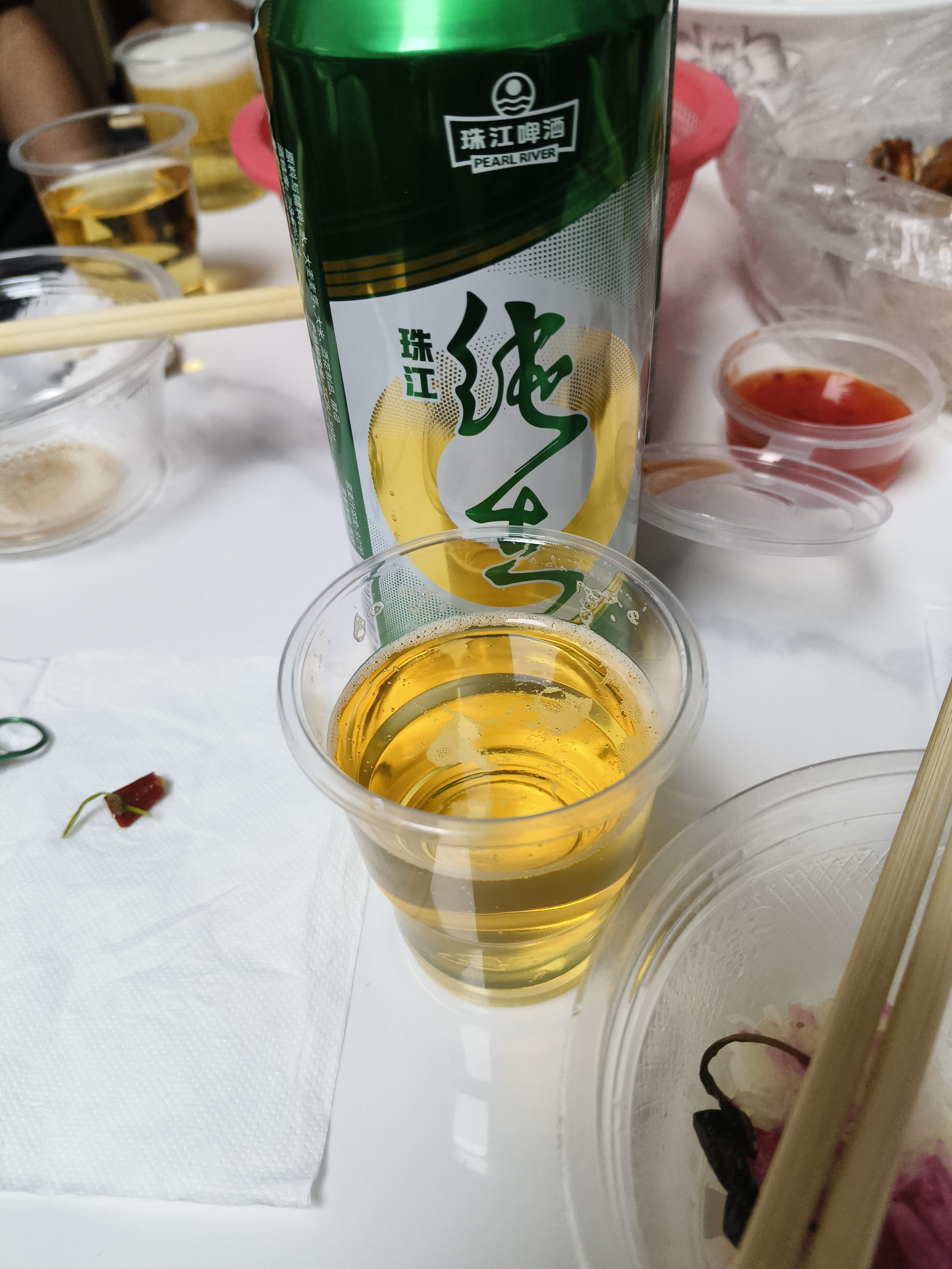 珠江啤酒（PEARL RIVER）9度 纯生啤酒 500ml*12听 2箱装 中秋礼品 鲜爽解腻  京东自营 实拍图