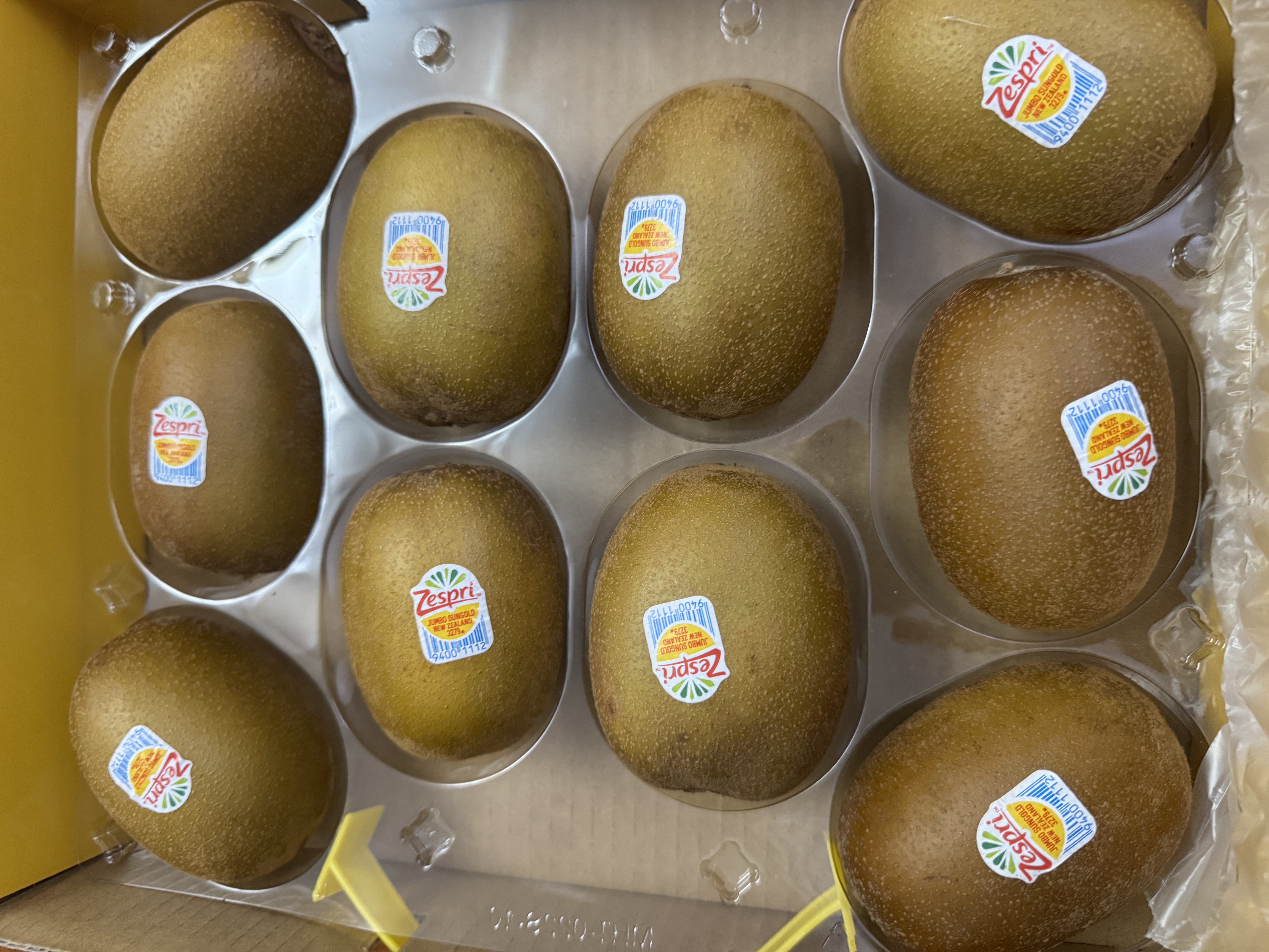 佳沛（zespri）新西兰金奇异果10粒巨大果146-175g猕猴桃水果礼盒 实拍图