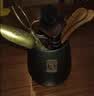 茶道六君子套装功夫茶具配件用品大全茶剪功夫泡茶工具茶桌摆件 5-黑陶天福茶道瓶+厚泽五配件+梅花剪刀 实拍图