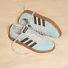 adidas「T头鞋」VL COURT CLASSIC板鞋德训鞋男女阿迪达斯轻运动 浅闪光蓝/棕色/淡绿 (推荐女生买小半码)   40 实拍图