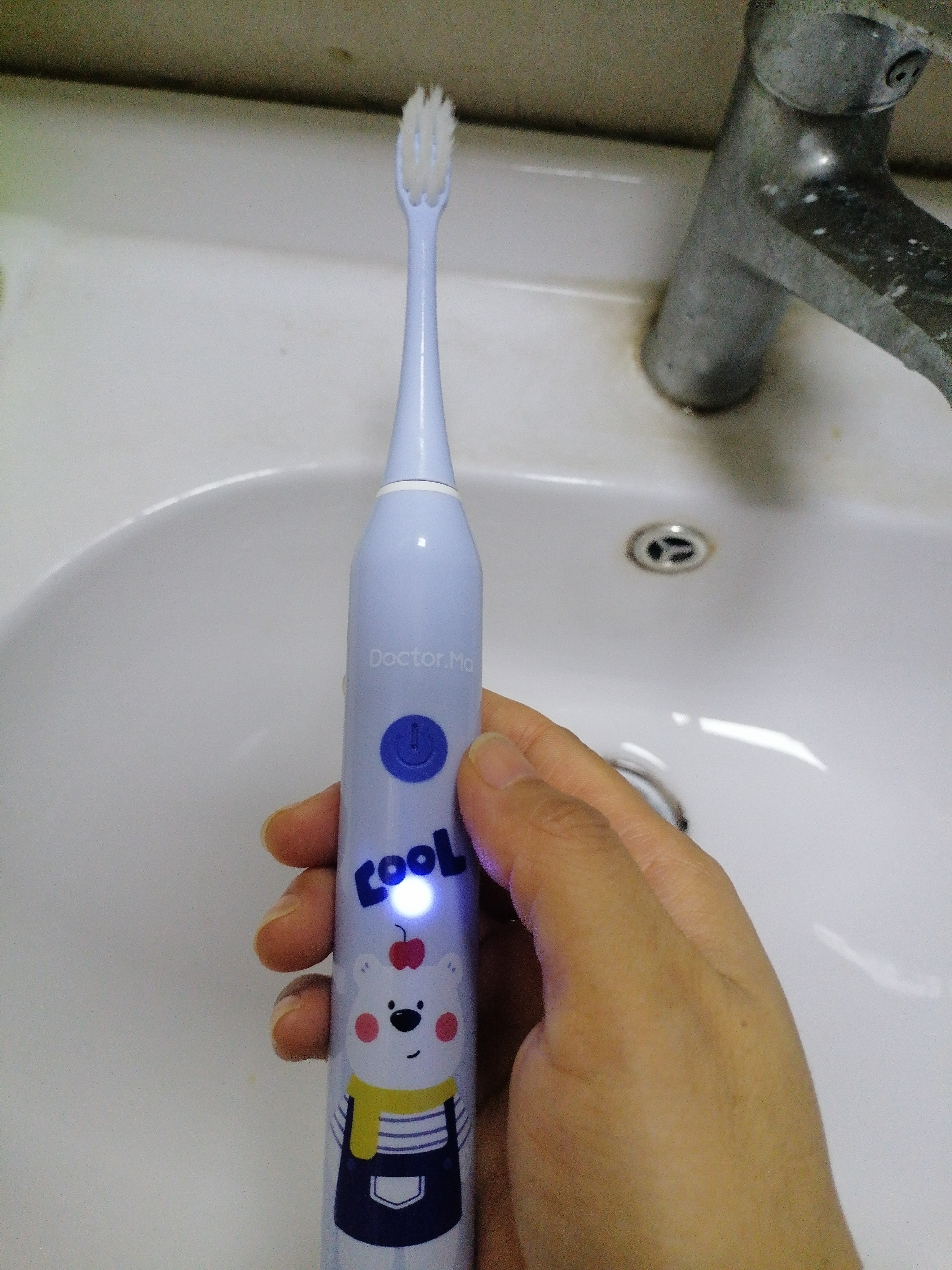 马博士儿童电动牙刷6-12岁换牙期充电式牙刷刷头*4儿童礼物 实拍图