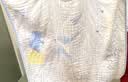 全棉时代婴儿连帽斗篷纱布抗菌防螨纯棉儿童浴巾游泳浴巾洗澡小白鸽70cm 实拍图