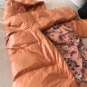 艾莱依短款羽绒服女2021年新款冬设计感时尚敦煌系列外套 蜜桔色 165【建议130-145斤】 晒单实拍图