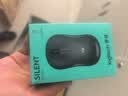罗技（Logitech）M220 轻音鼠标 无线鼠标 办公鼠标 对称鼠标 带无线微型接收器 灰黑色 实拍图