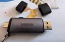 绿联USB/Type-C3.0高速读卡器 SD/TF双卡适用电脑平板手机大疆pocket4/3无人机/苹果17/16/运动相机 实拍图
