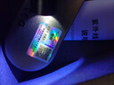 TANK007 探客UV02365nm紫光手电筒面膜母婴用品荧光剂检测紫光灯验钞灯  UVE2 D1黑壳透明镜（365nm） 标准套餐（2个AAA电池） 实拍图
