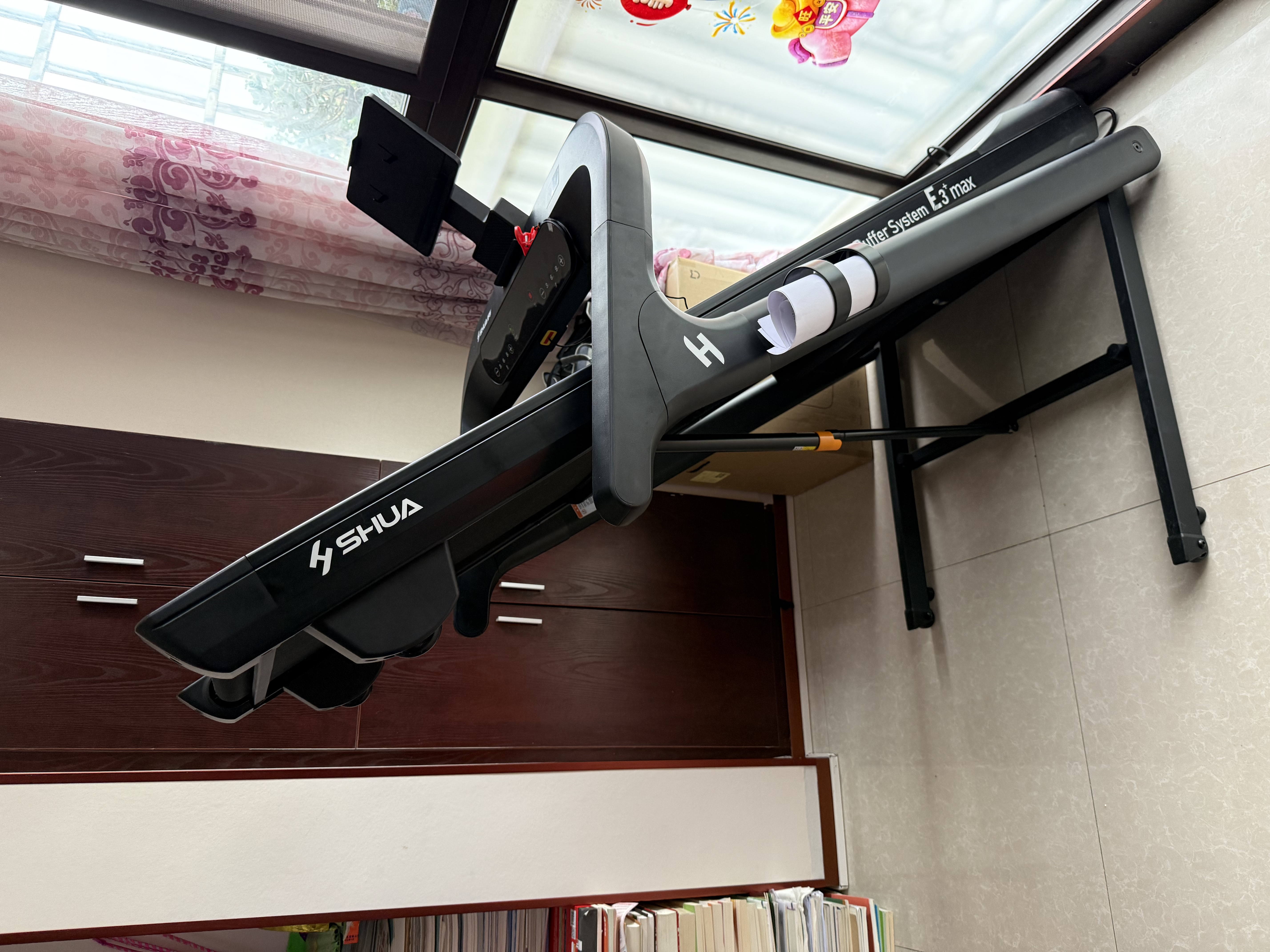 舒华（SHUA）E3+MAX马拉松跑步机家庭用阿波罗减震折叠爬坡减肥走步机T350Y-H3 实拍图
