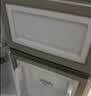 奥克斯（AUX）小冰箱家用小型迷你冷藏冷冻两用出租房宿舍用节能省电寝室办公室电冰箱 【净化去味】156银色【高效保鲜 铜管速冷】42L 实拍图