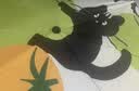 C'mon全自动晴雨伞三折防晒遮阳伞太阳伞女防紫外线 黑猫自动伞 实拍图