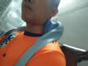 妙界【教师节礼物】R9揉捶一体肩颈按摩仪颈椎按摩器热敷按摩斜方肌披肩颈肩腰背送长辈女友 蓝 实拍图