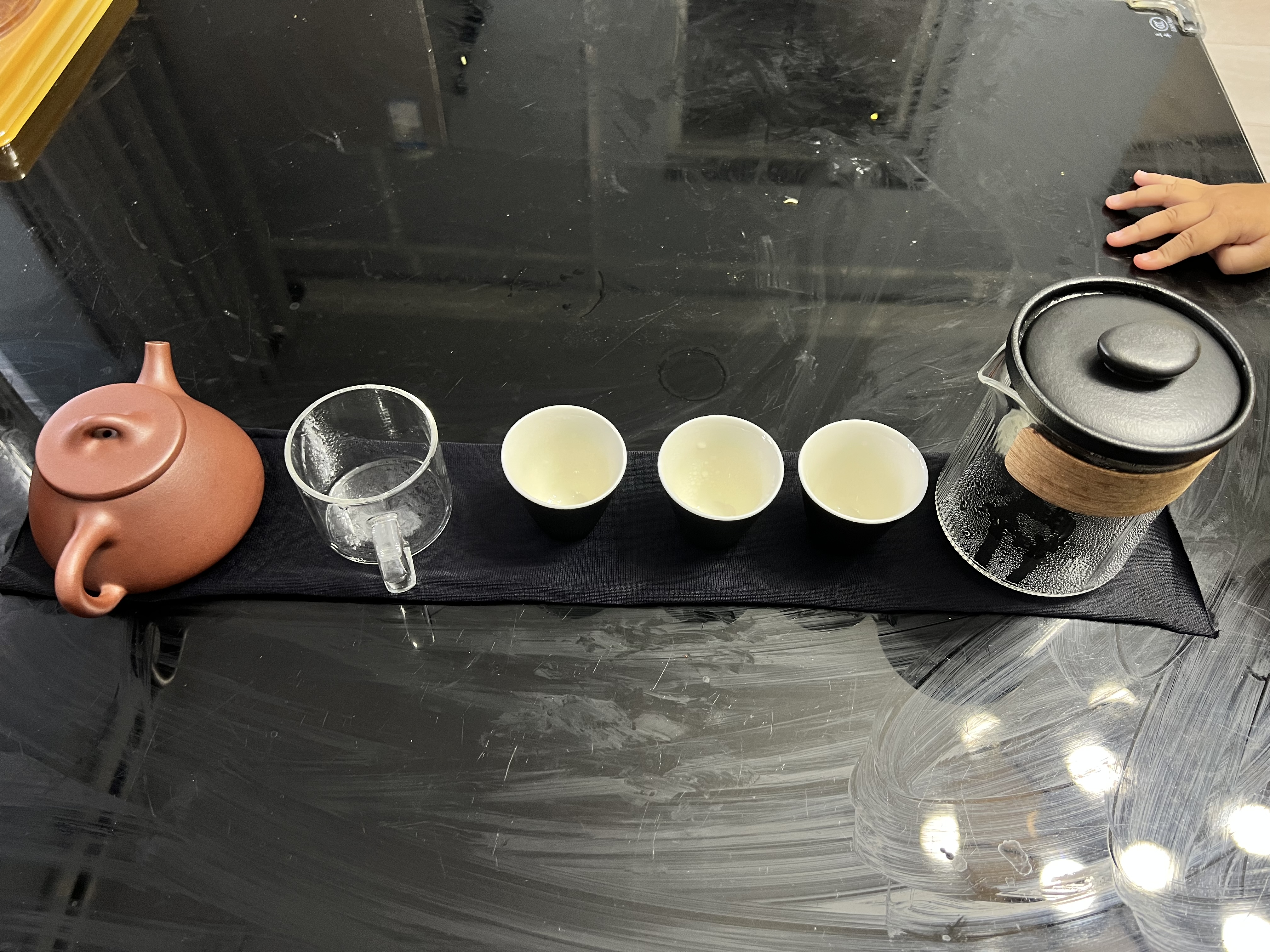 苏泊尔（SUPOR）泡茶壶茶杯旅行茶具套装快客杯旅游户外露营便携式饮泡茶随身 旅行便携茶具6件套装【陶瓷水墨】 实拍图