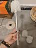 格拉菲亚（免打孔）不锈钢马桶刷马桶杯厕所刷架浴室五金挂件刷头刷杆 3个刷头+1个铝刷杆 实拍图