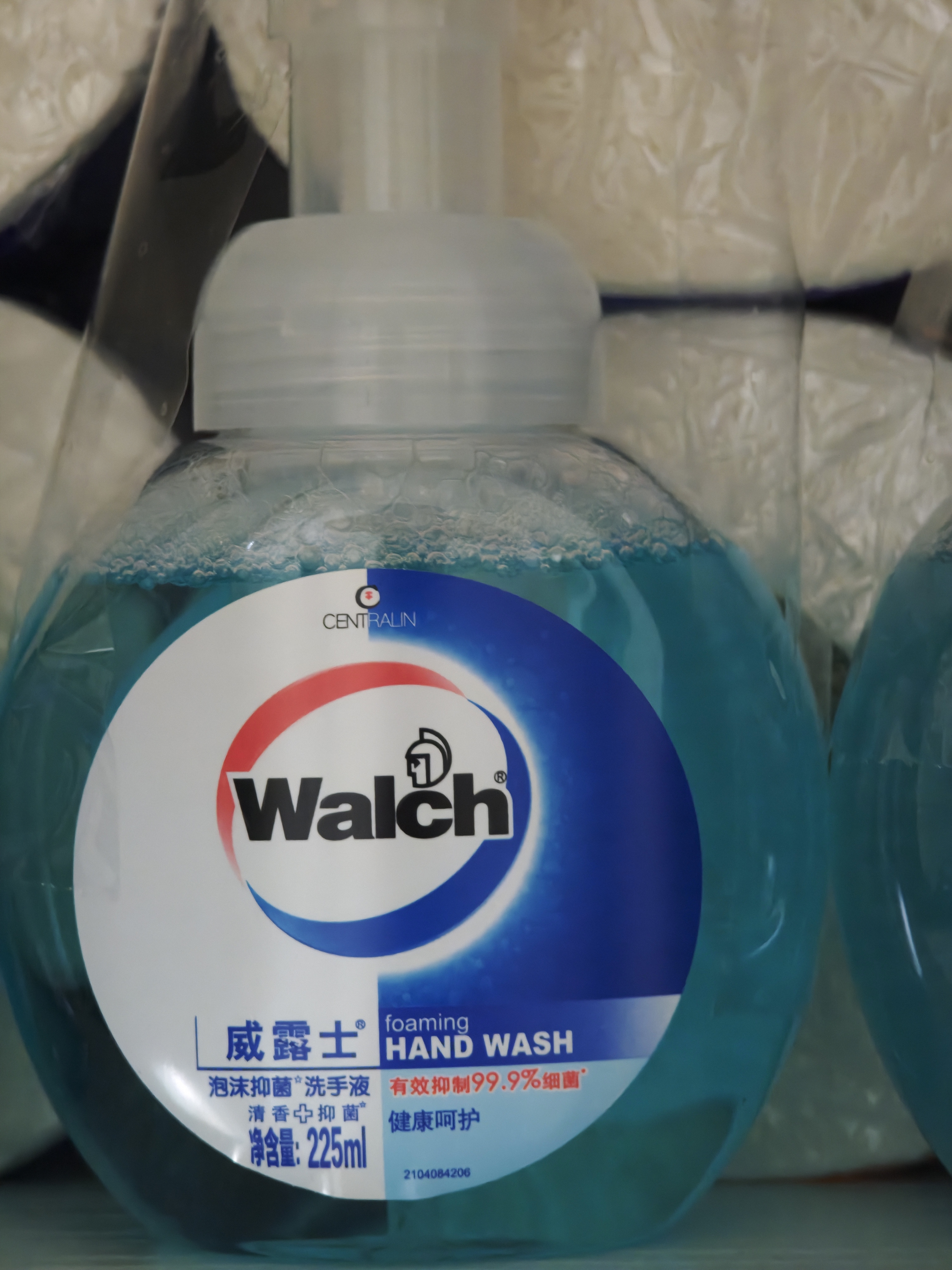 威露士泡沫抑菌洗手液健康呵护225ml*5瓶 儿童泡泡泡沫丰富灭甲流感H3N2 实拍图