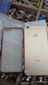 【秒变12直角边】京钢苹果6splus手机壳透明全包边防摔壳iphone6/6s直边方形硅胶壳男女款 苹果6/6S通用 直边透明【土豪金】配钢化膜 实拍图