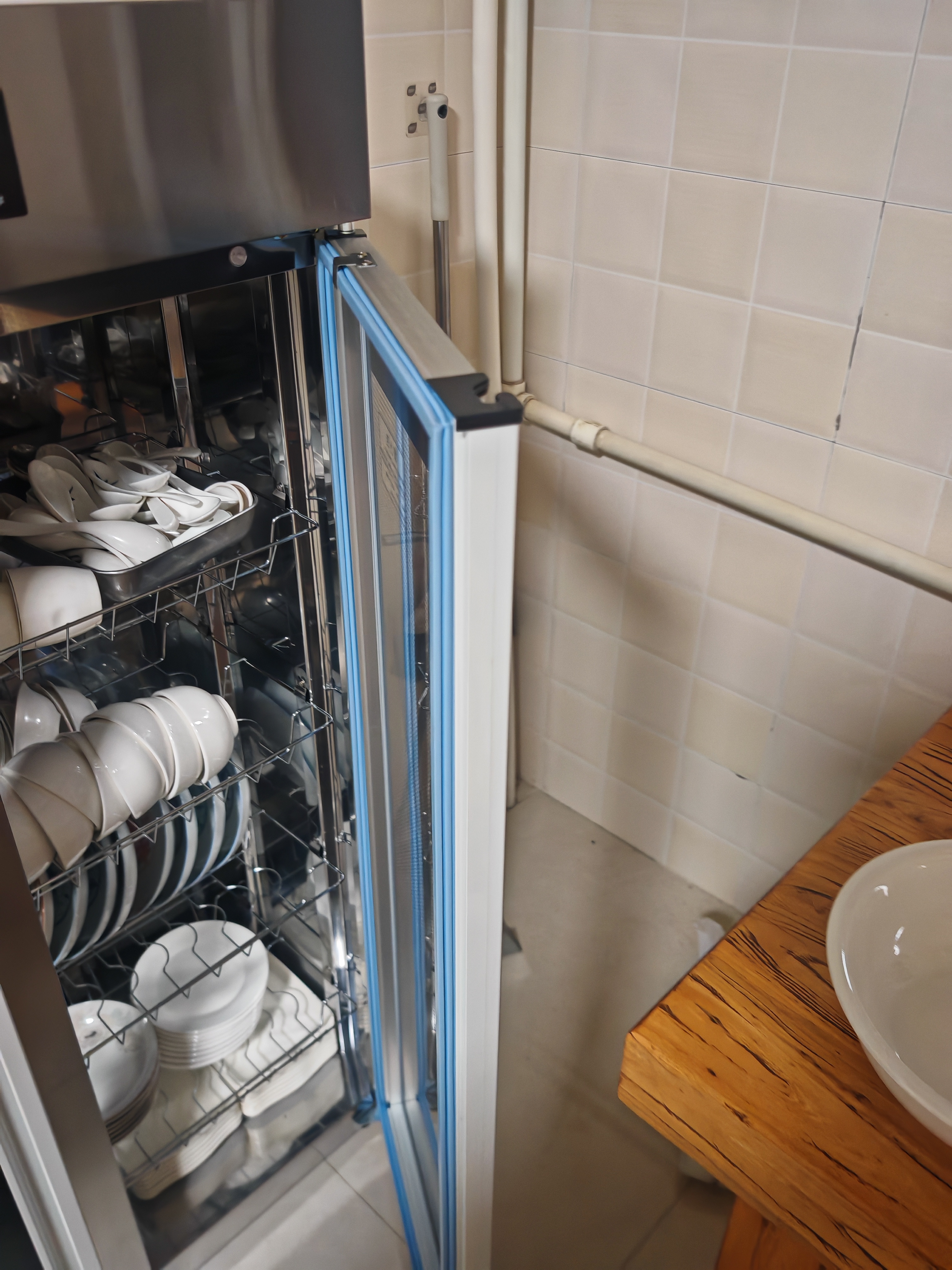 荣事达消毒柜商用立式大容量热风循环餐具紫外线碗柜双门不锈钢食堂餐饮饭店酒店餐厅 700D11大容量双门【一星级 丨热风烘干丨智能触控】 实拍图