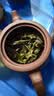 百年利永宜兴紫砂壶纯全手工原矿紫泥泡茶壶功夫茶具竹节汉铎一壶两杯套装 竹节汉铎 240ml 原矿紫泥 实拍图