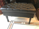 哈罗德（HARRODSER）钢琴凳子单人双人可升降带书箱实木烤漆通用儿童古筝凳电钢琴凳子 双人带书箱升降琴凳【黑色】 实拍图