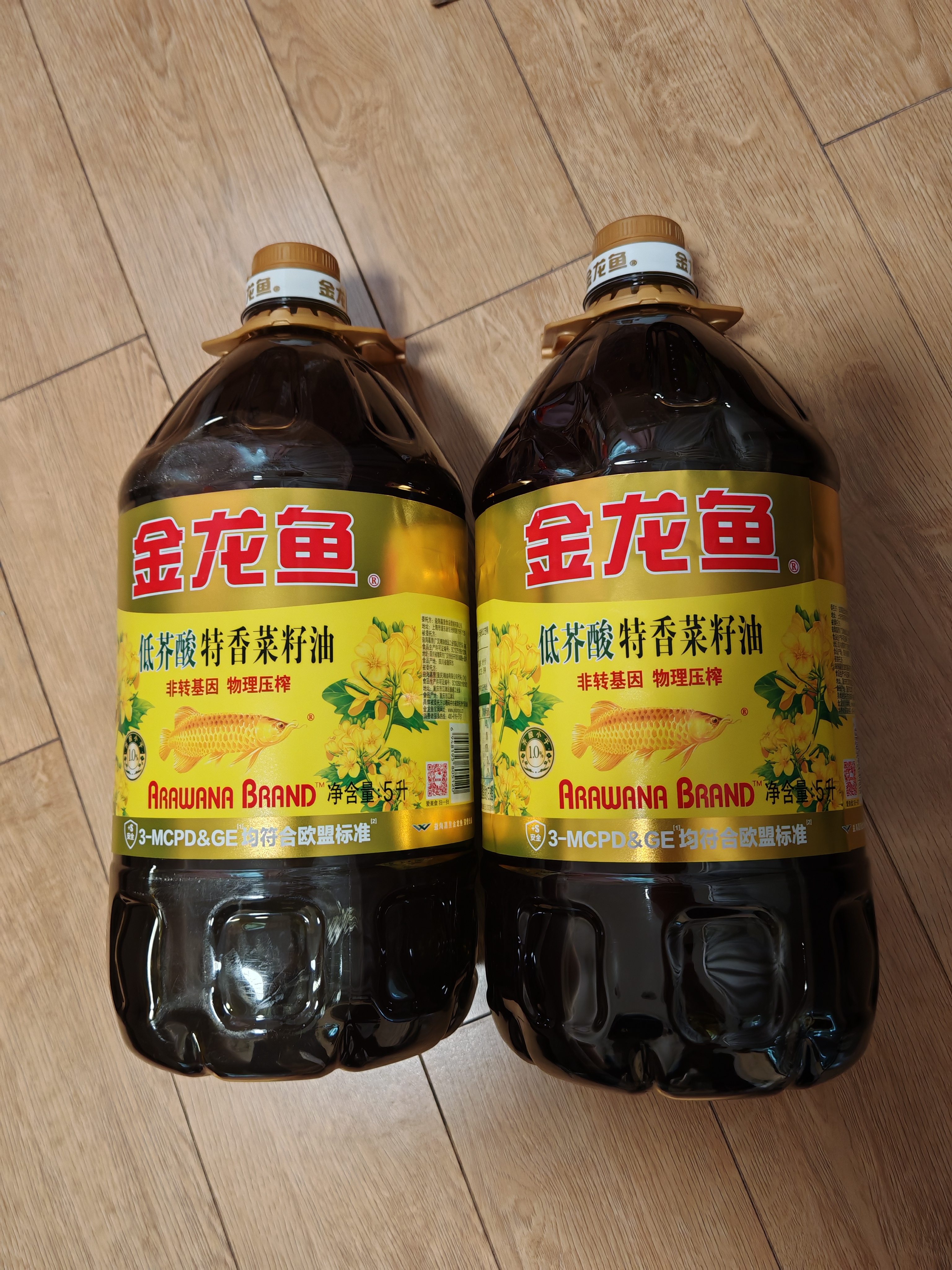 金龙鱼 食用油【保真菜籽油】低芥酸非转基因压榨 特香菜籽油5L 实拍图