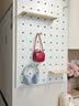 小匠材兔宝宝实木洞洞板置物架定制造型墙入户门玄关墙面木质收纳架 实拍图
