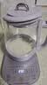 九阳（Joyoung）1.5L全玻璃沸萃养生壶煮茶器 0胶水玻璃滤网炖盅 花茶壶烧水保温一体恒温全自动电热水壶15WY10J 实拍图