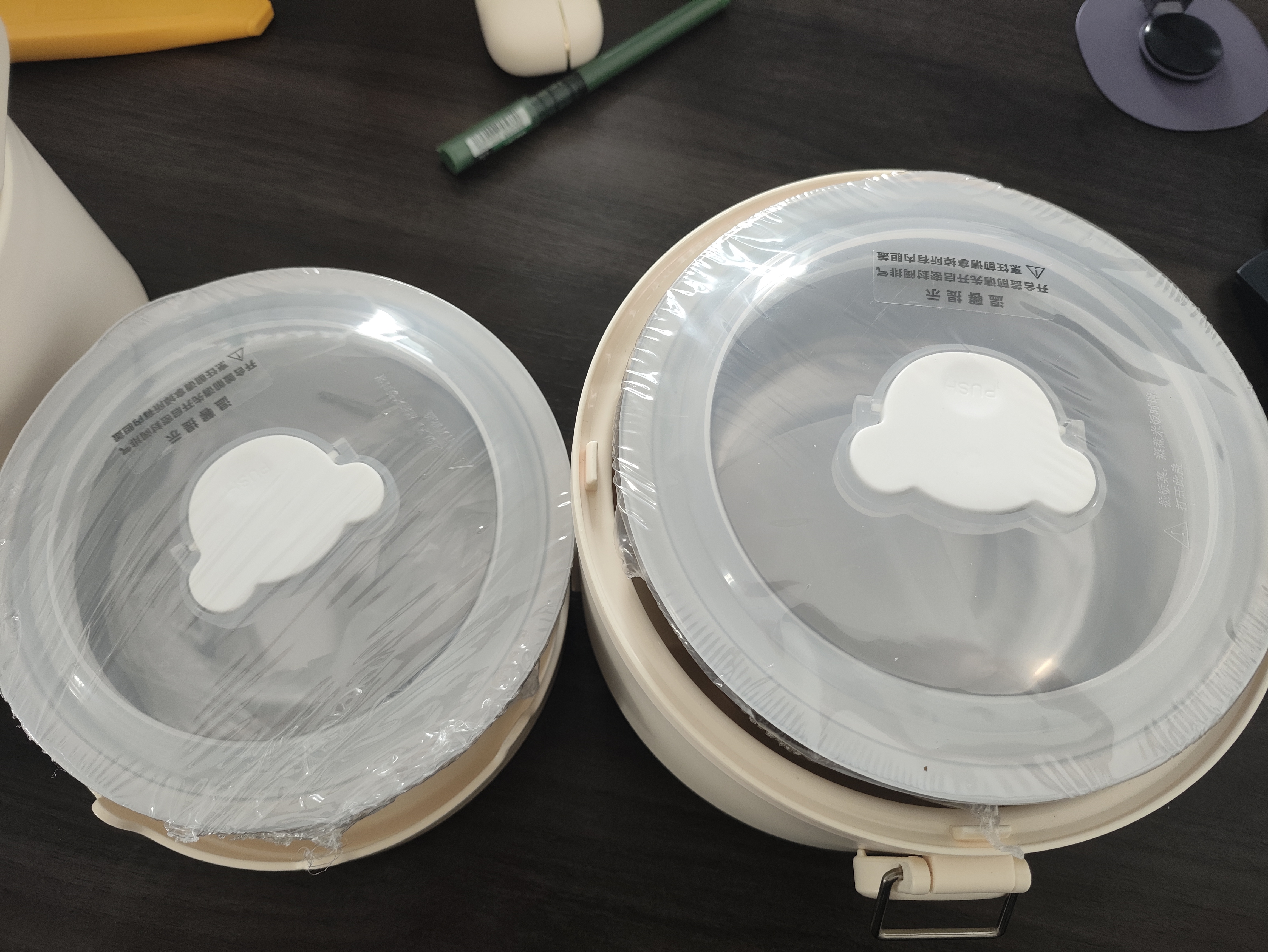 小熊（Bear）电热饭盒 加热饭盒 保温饭盒可加热 便携式蒸煮热饭神器办公室1.5L双层不锈钢内胆多功能DFH-C15D2 实拍图
