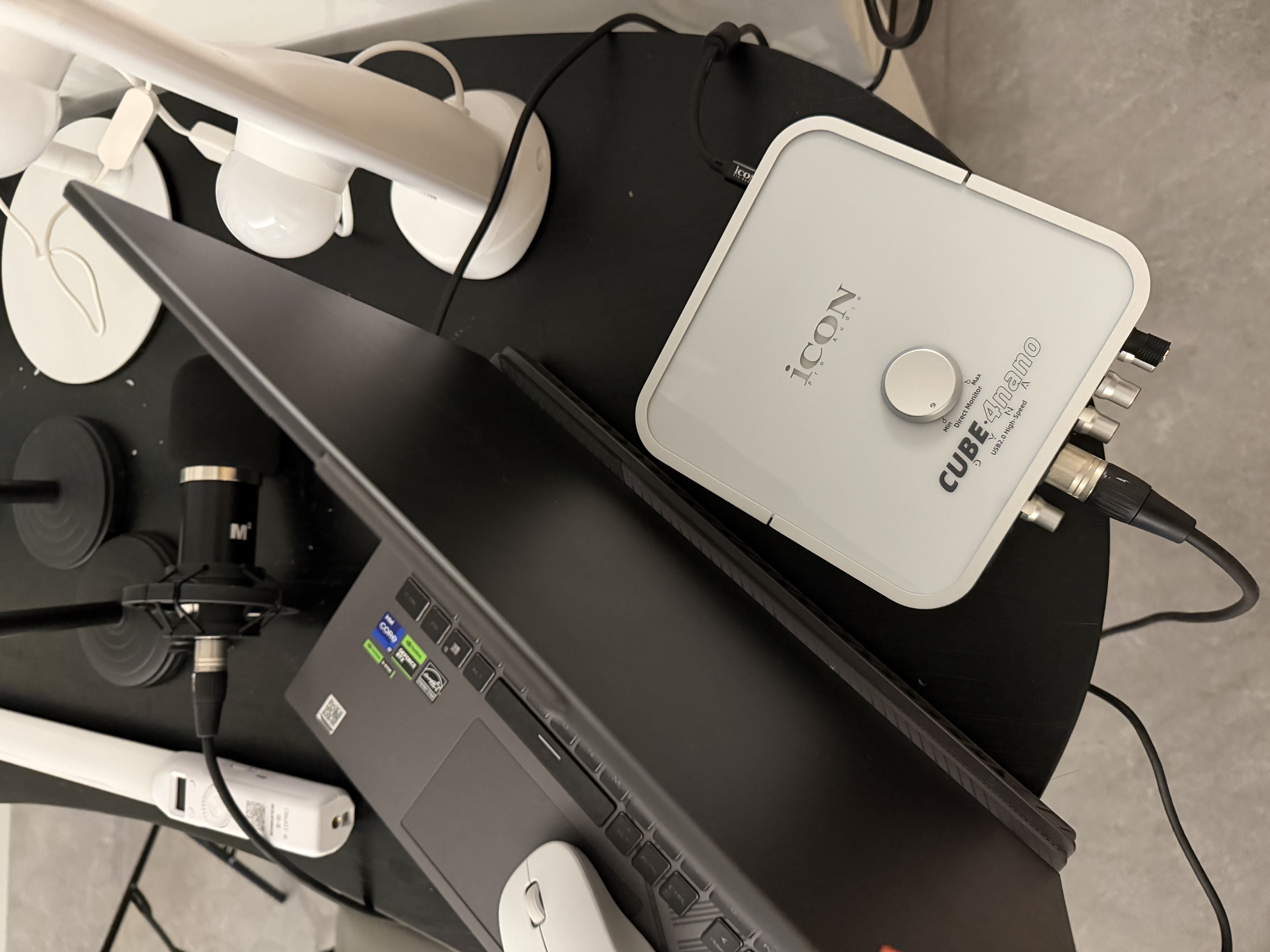 艾肯声卡iCON  4nano +M2电容麦套餐外置声卡套装主播直播喊麦手机电脑专业录音k歌iCON声卡设备 实拍图